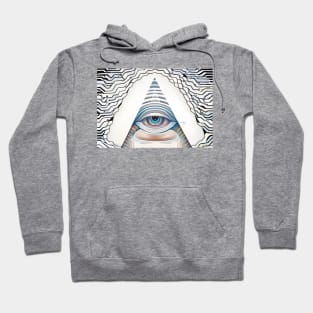 Illuminated Vision (9) - Trippy Psychedelic Eye Hoodie